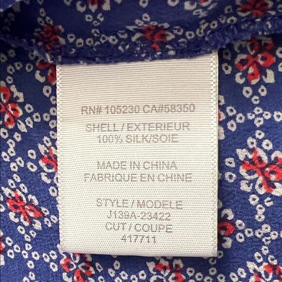 Like New! Joie Finnegan Button Front 100% Silk Tank Top in Size M - Picture 10 of 11